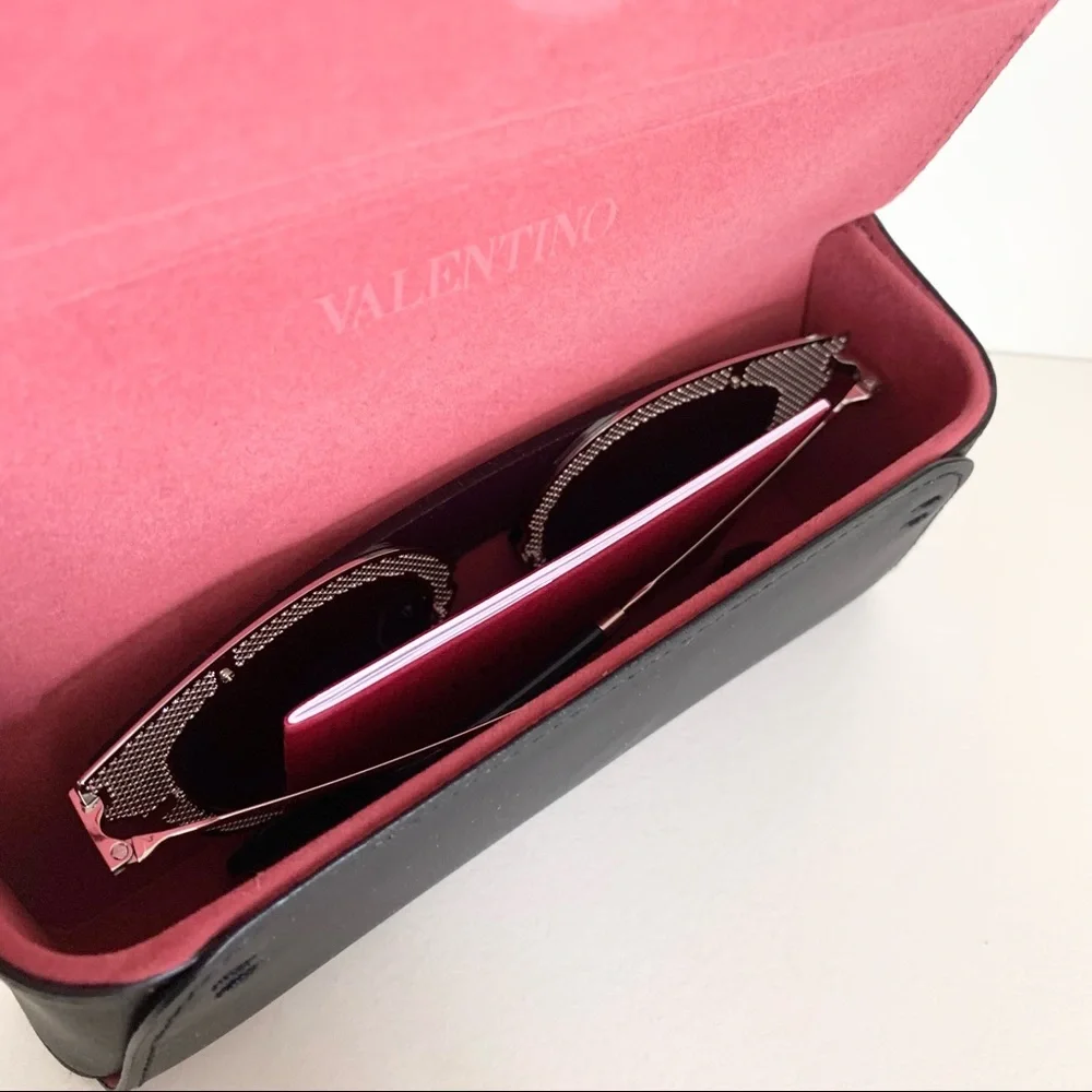 Valentino clear blue sunglasses